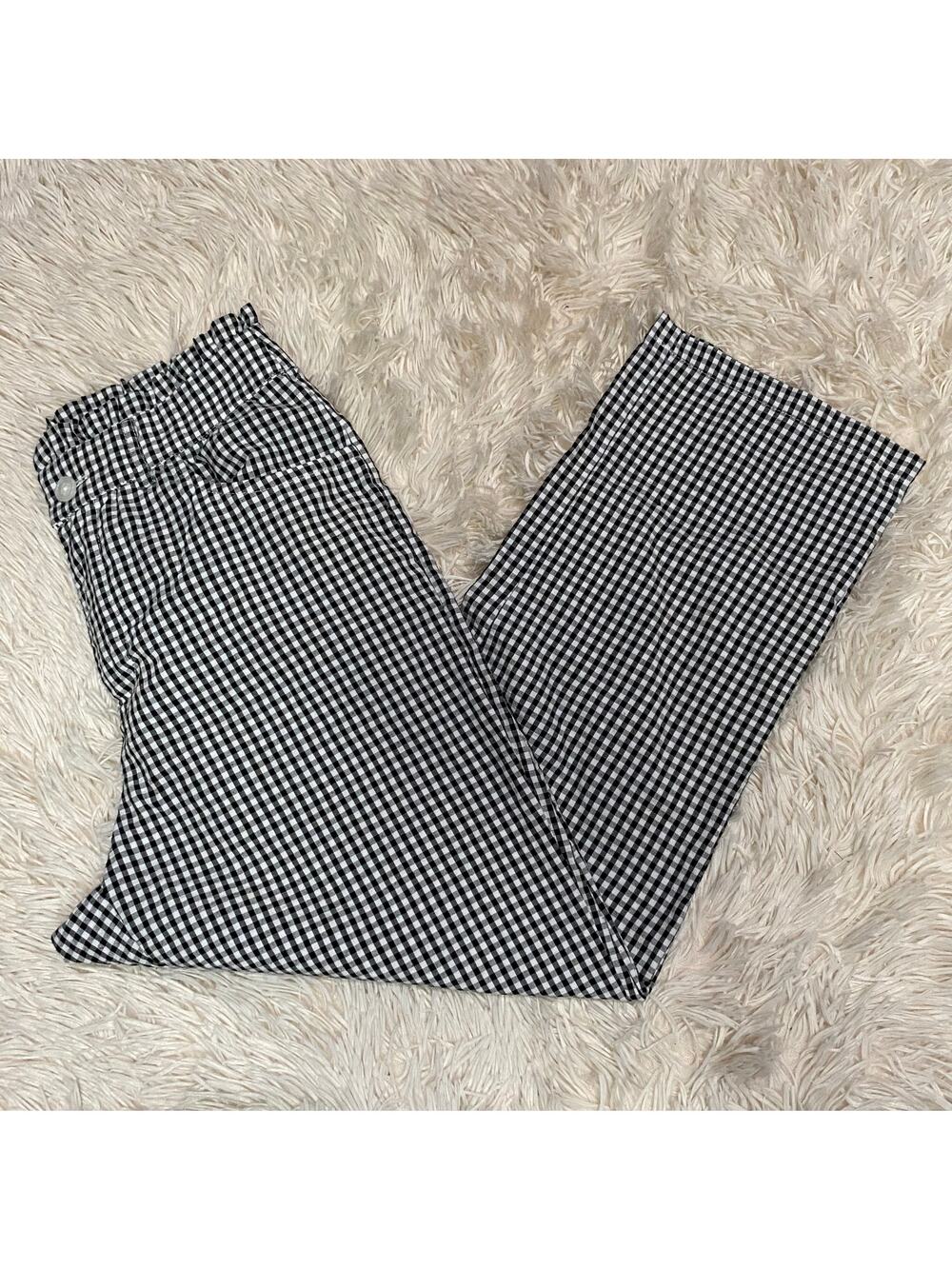 Sincerely Jules Women's gingham checkered plaid cottagecore capris